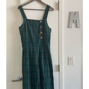 Green plaid jumpsuit - Miss Selfridge - US8